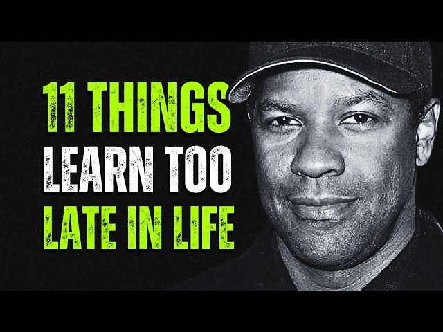 11 Things People Learn Too Late in Life – Denzel Washington’s Powerful Life Lessons