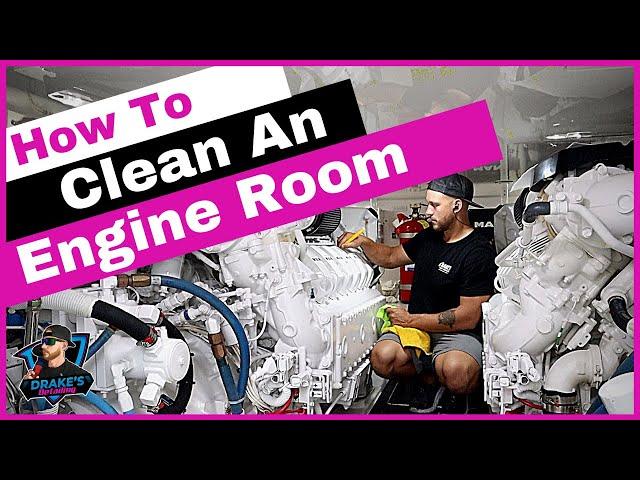 How To Clean An Engine Room | Boat Detailing Business Tips | Revival Marine Care