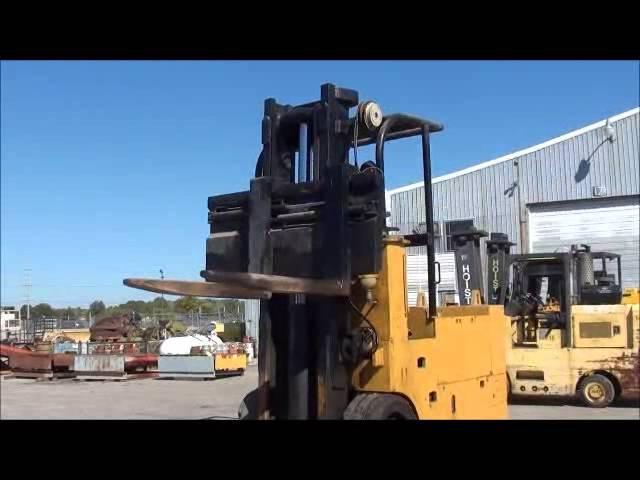 40,000 Lb Electric Forklift available at Hilco Industrial auction of Bullseye Enterprises