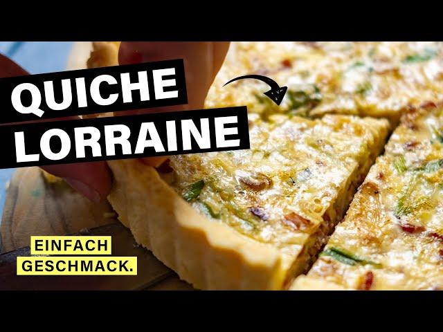 QUICHE REZEPT: Quiche Lorraine & Veggie Alternative | einfachgeschmack