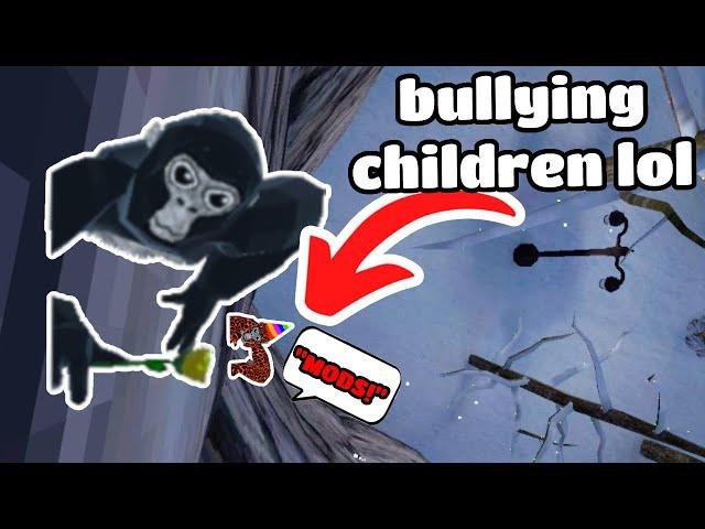 cyberbullying small children out of competitive lobbies (Gorilla Tag VR)