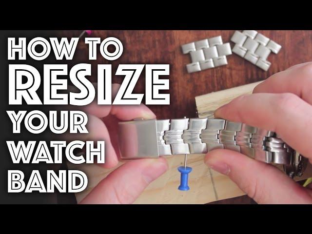 How to Resize / Adjust a Watch Band