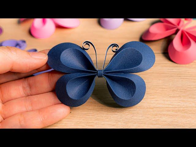 3D Butterfly | How to make a Butterfly out of paper | Easy Origami Butterfly | Home Decor