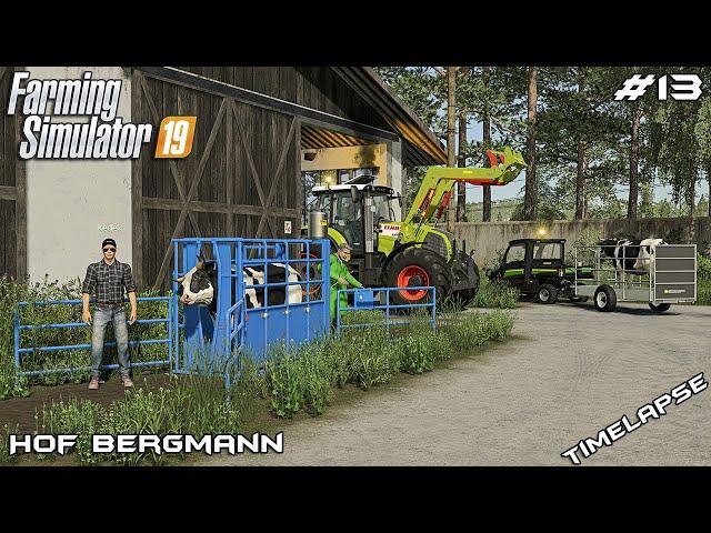 Breeding COWS, PIGS and CHICKEN with @kedex | Hof Bergmann | Farming Simulator 19 | Episode 13