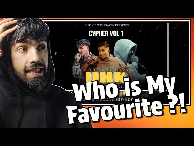 SAZEN VAI WITH THE NEW CYPHER UHK CYPHER VOL 1 | ‪Richsamir‬ / ‪DP9 / ‪YasH | Reaction Video