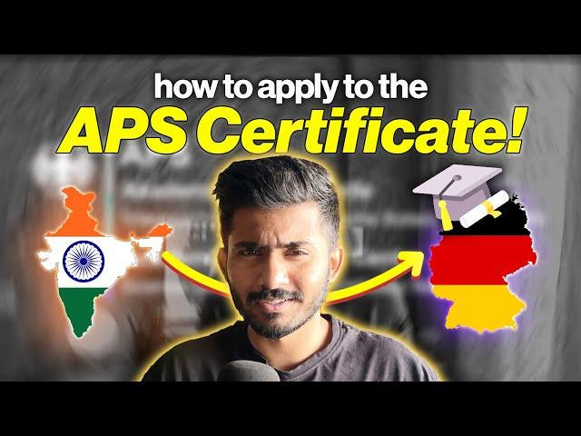 Step by Step - How to Apply for the APS certificate in 2024 