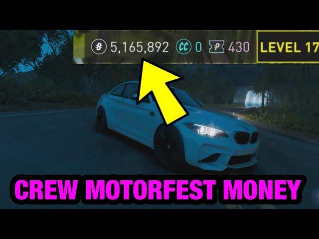 *NEW* CREW MOTORFEST UNLIMITED MONEY GLITCH MAKE MILLIONS FAST DECEMBER 2024