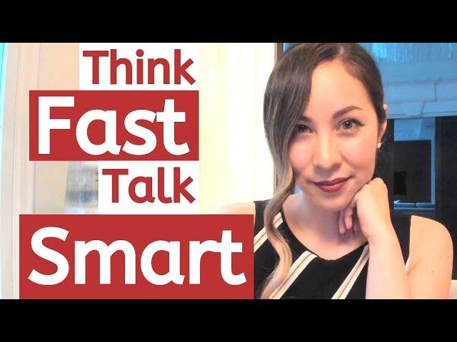 How To Think FAST and Talk SMART - Verbal Fluency