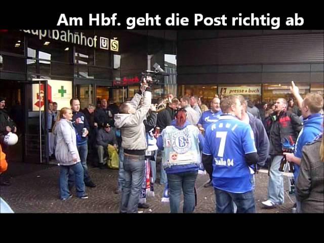 FLE   S04 BvB Fans am Hbf