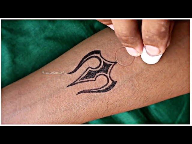 इस ट्रिक से टैटू बना कर देखो बहुत ही आसान है || simple trick Tattoo