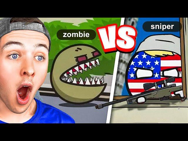 Reacting to COUNTRY BALLS - Zombies in America!