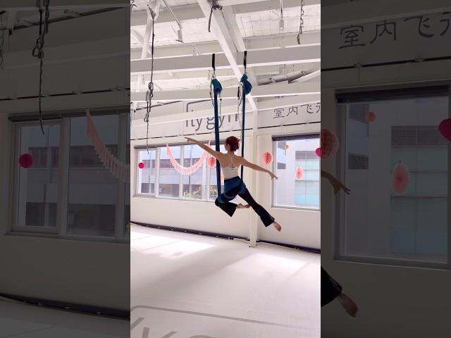 Aerial Flow No.14 #aerial #aerialhammock #aerialflow #aerialyoga #flyingyoga #shorts #workout