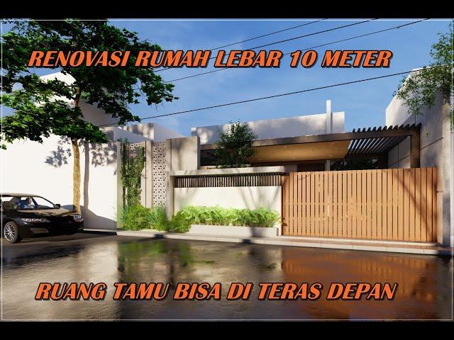 RENOVASI RUMAH MINIMALIS DENGAN UKURAN 10 METER !!!