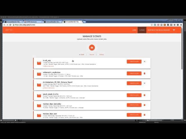 OTOY OctaneRender Cloud Demonstration Part 1