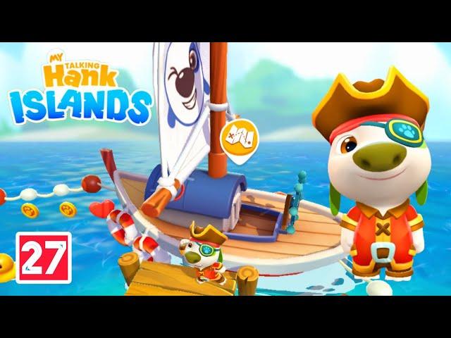 Pirate Hank's Island Adventure! My Talking Hank Islands Gameplay Walkthrough - Part 27