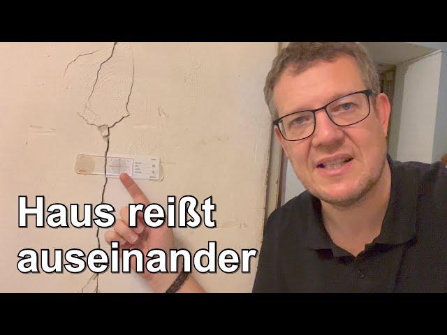 Haus reißt auseinander [Wie wird ein Riss überprüft?]