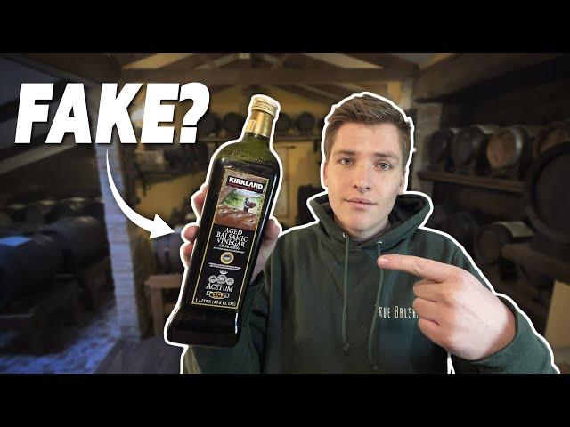 Your Balsamic Vinegar Is Fake