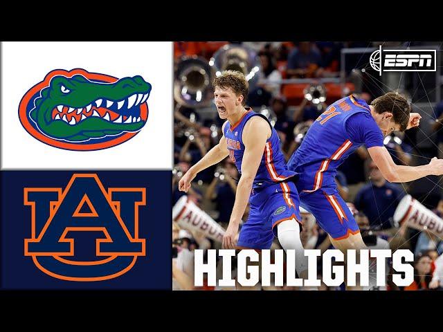 SEC UPSET!!  Florida Gators vs. Auburn Tigers | Full Game Highlights