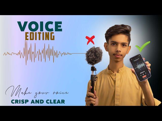 Voice Editing ( Make Your voice Clear and Crisp ) in Mobile