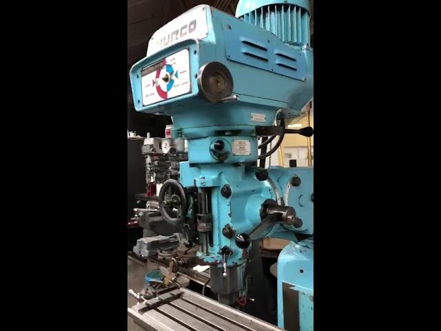 Hurco Model SM1 – 3HP VERTICAL MILLING MACHINE – 9″ x 42″ TABLE