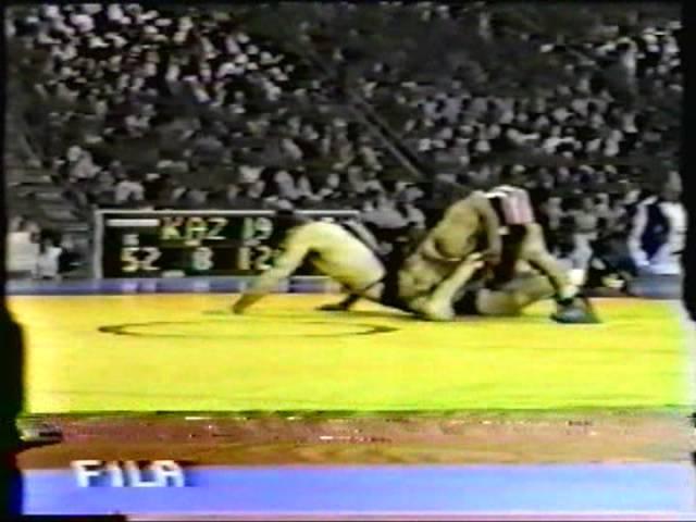 1996 Olympic Games: 52 kg Maulen Mamyrov (Kazakhstan) vs. Gregory Woodcroft (Canada)