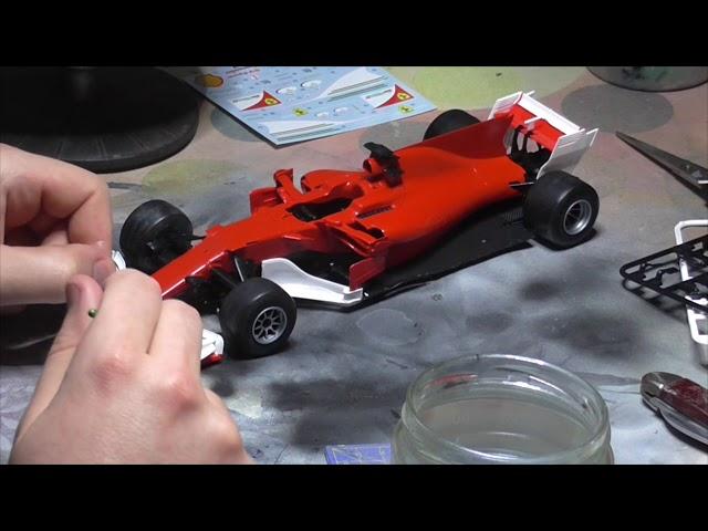 SBs plastic kit building Ferrari SF70H by Tamyia