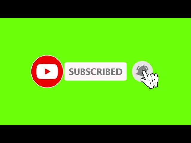 Green Screen Subscribe Lower third