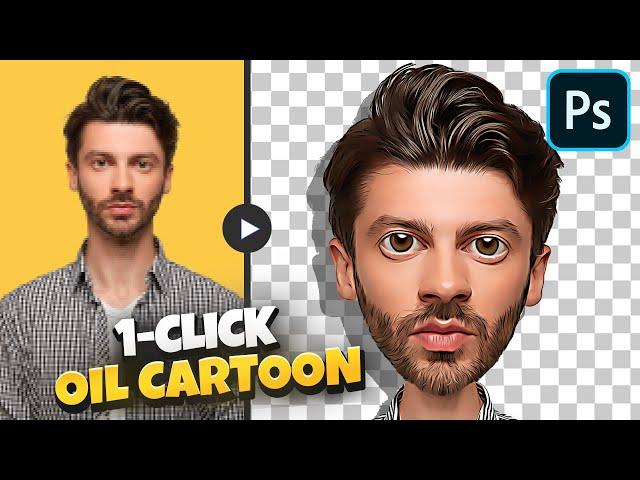 How to Turn Photo to Cartoon Effect (with Oil Paint Effect) - Photoshop Tutorial