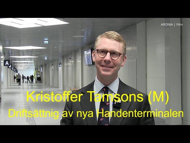 2021-04-12 NYA HANDENTERMINALEN - Kristoffer Tamsons (M), Regiontrafikråd