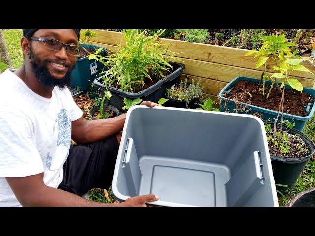 Raised Bed Alternative | Preparing Totes for Growing Food | Storage Container Gardening