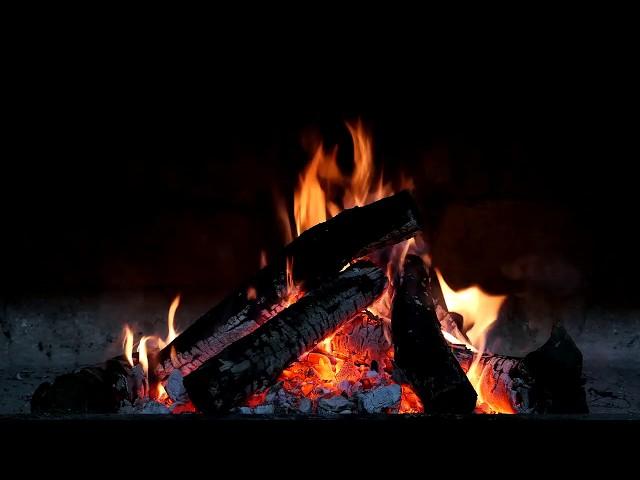 Campfire Sounds & Soft Crackling, Fireplace to Relax, Study & Sleep