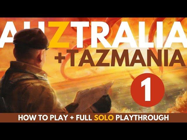 Auztralia Board Game | Part 1 | Solo Playthrough with Tazmania Expansion