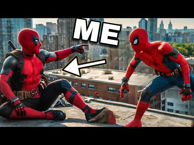 I Brought Deadpool & Spider-man to Real Life!