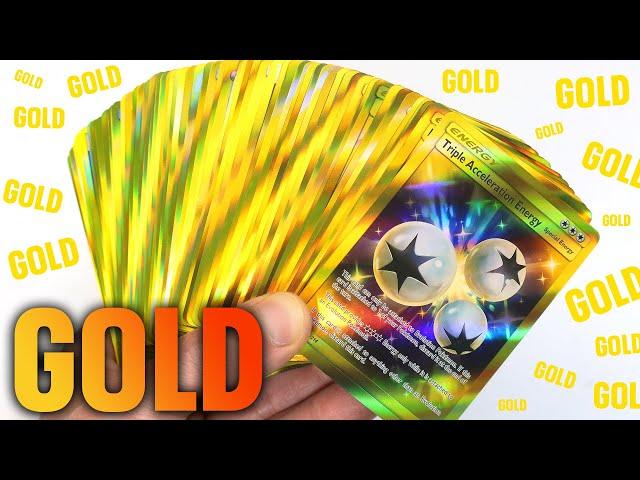 Opening 60 Golden POKEMON CARDS Box