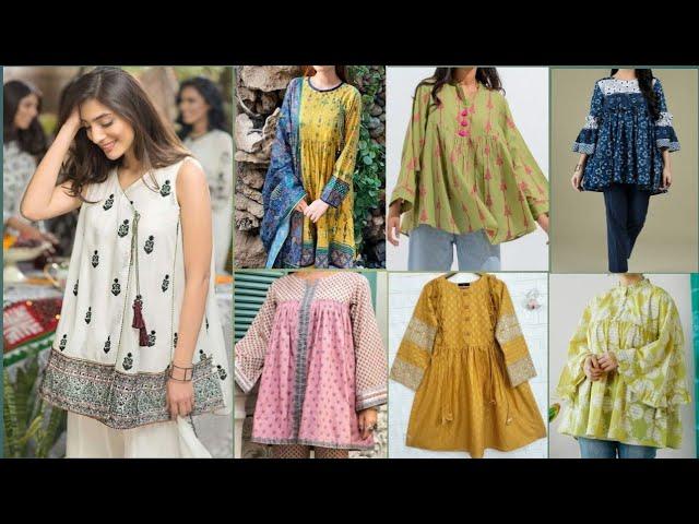 latest short #frock designs 2023 || new frock designs for girls