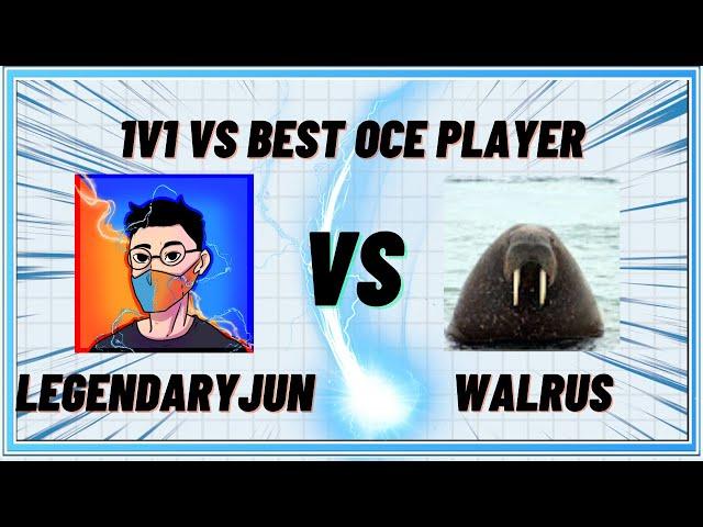 1v1 Against BEST OCE PLAYER?! | LegendaryJun VS DrWalrus | ZombsRoyale.io