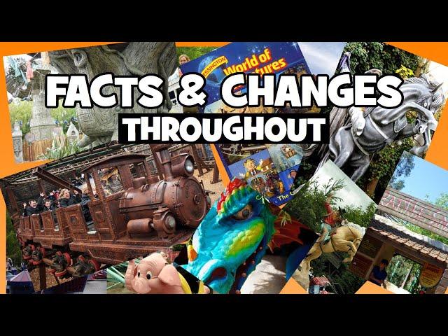 Chessington WoA | FACTS & CHANGES | THROUGHOUT PARK