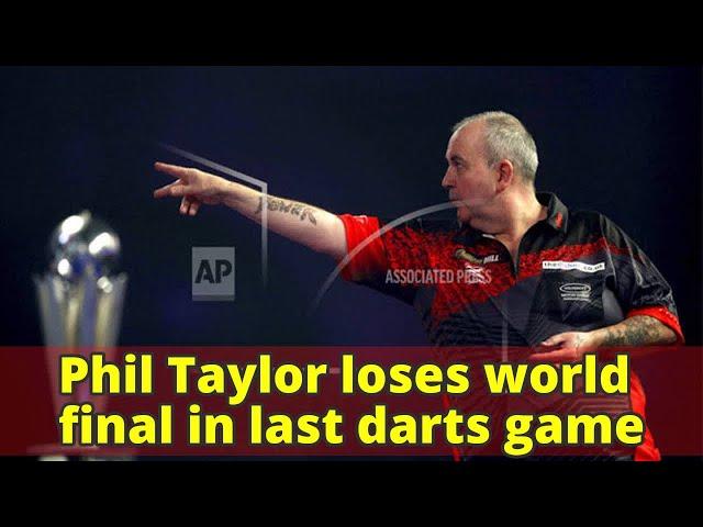 Phil Taylor loses world final in last darts game