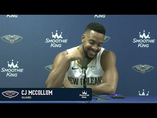 CJ McCollum interview | Pelicans Media Day 2024