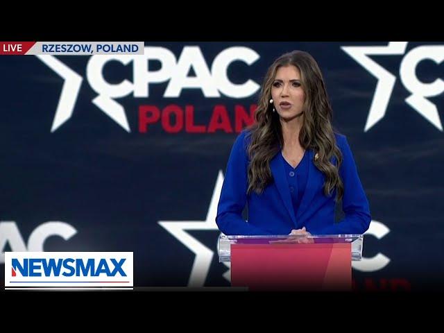 Kristi Noem at CPAC Poland: Poland has not caved to migration