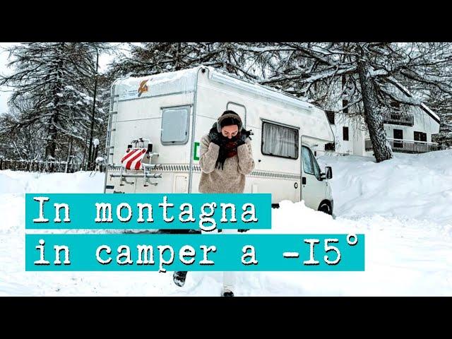 CON IL CAMPER SULLA NEVE! Mete per viaggi in camper in Italia