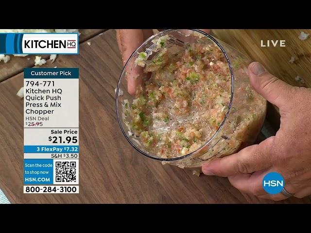 Kitchen HQ Quick Push Press   Mix Chopper