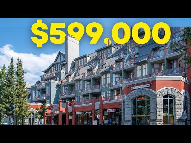 Inside an AMAZING $600,000 Whistler Village Penthouse Condo in Whistler, BC!
