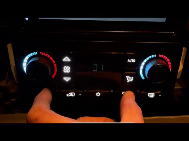 2002-2009 GM Truck/SUV Dorman aftermarket HVAC control head - How to configure and calibrate