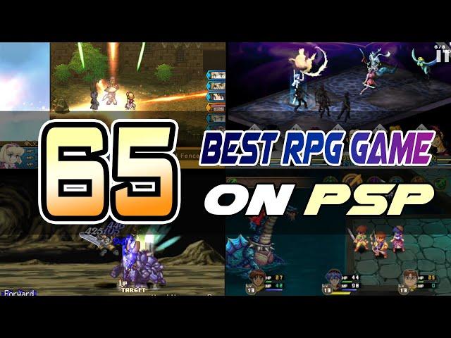 65 best RPG games on PSP in 25 minutes - My recommendation list