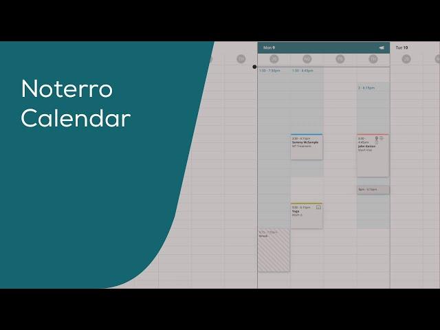 Using Noterro Calendar