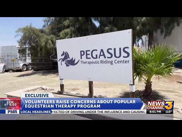 Volunteers raise concers about popular equestrian therapy program