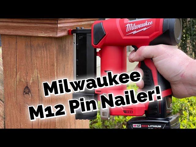 NEW Milwaukee M12 Pin Nailer!