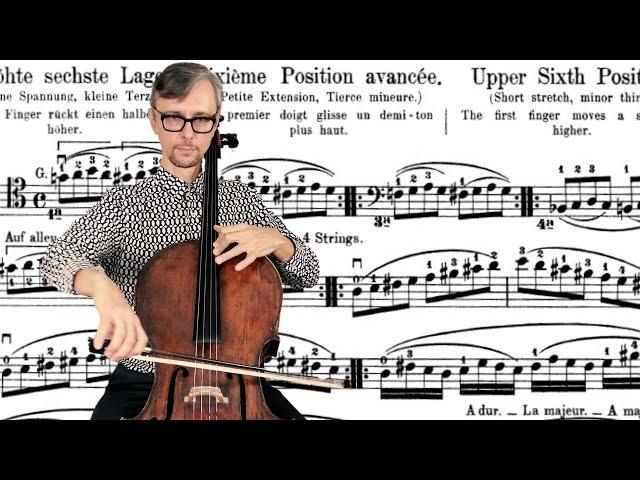 How to Play Cello in Sixth Position | Dotzauer-Klingenberg Exercises 207-209 | Cello Lesson