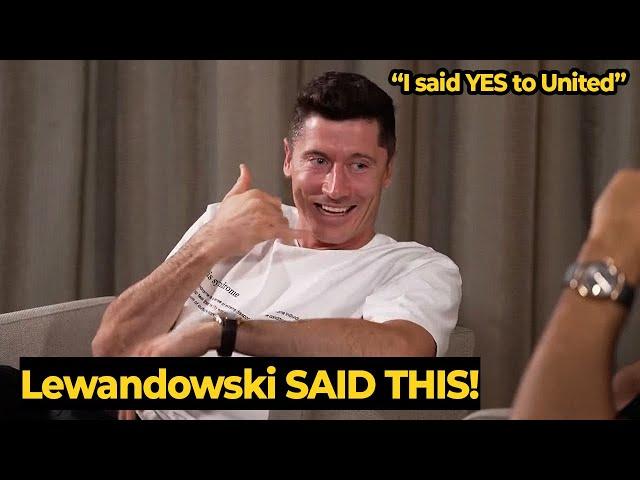 Robert Lewandowski said YES to joining Manchester United, but... | Man Utd News